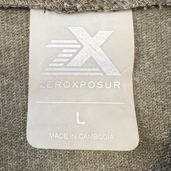 ZEROXPOSUR Cowl-Neck Sweatshirt Dress Size Women’s Large Color Green - Picture 6 of 9